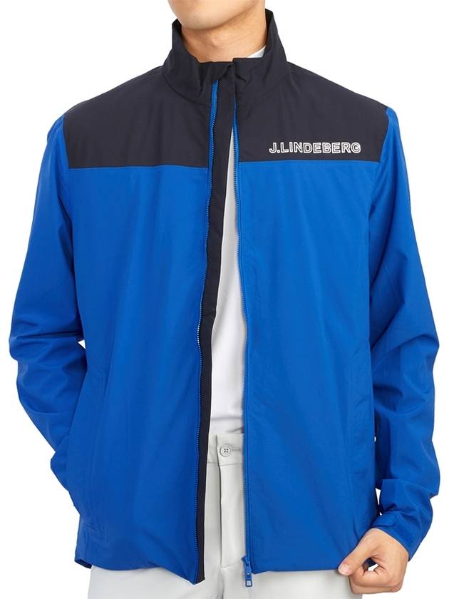 Men's Bridge Lane Zip-up Jacket Blue - J.LINDEBERG - BALAAN 7