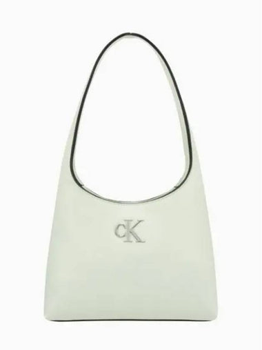 JEANS Women s Mint CKJ Minimal Monogram Shoulder Bag DH3479 319 - CALVIN KLEIN - BALAAN 1