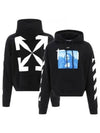 Men's Mona Lisa Over Brushed Hoodie Black - OFF WHITE - BALAAN 2