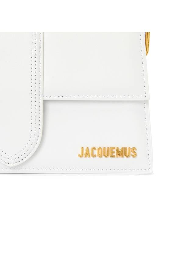 Le Grand Bambino Leather Tote Bag White - JACQUEMUS - BALAAN 9