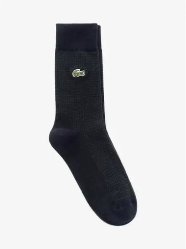 Men s Houndstooth Check Gentleman Socks L3500 54N 031 Domestic Product GQ2N24070546848 - LACOSTE - BALAAN 1