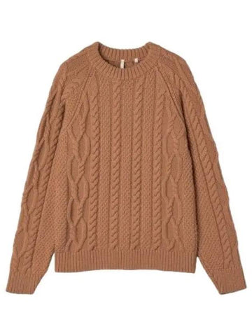 cable knit light brown - SUNFLOWER - BALAAN 1