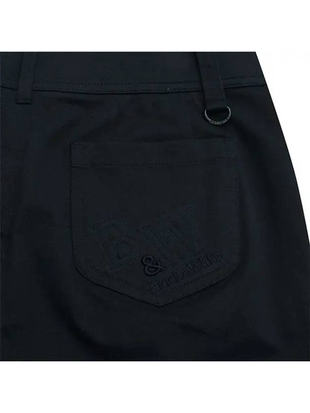 baggy fit cotton pants 5063LXWCNAVY - BLACK&WHITE - BALAAN 4