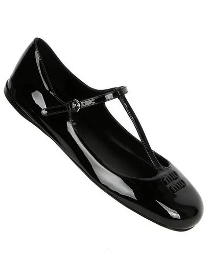 Patent Leather Ballerinas Black - MIU MIU - BALAAN 2