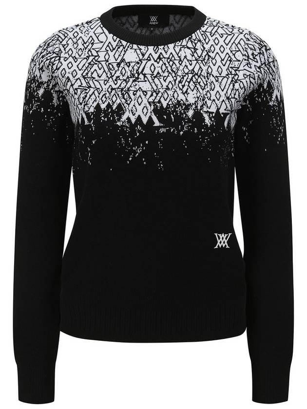 Official WOMEN SP GRADATION PATTERN SWEATER BK - ANEWGOLF - BALAAN 1