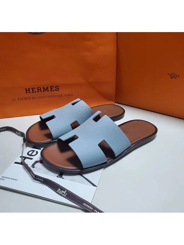 Izmir Sandals Slippers Vert Deau Gold - HERMES - BALAAN 3