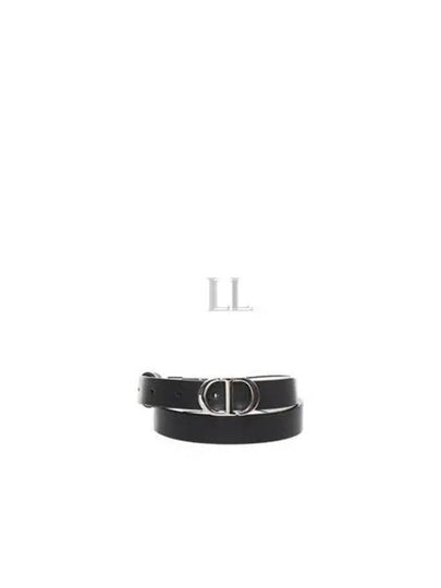 30 Montaigne Reversible Leather Belt Black - DIOR - BALAAN 2