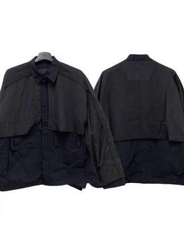 Nylon Hidden Coach Shirt Black JC3964P545 270821 1094813 - JUUN.J - BALAAN 1