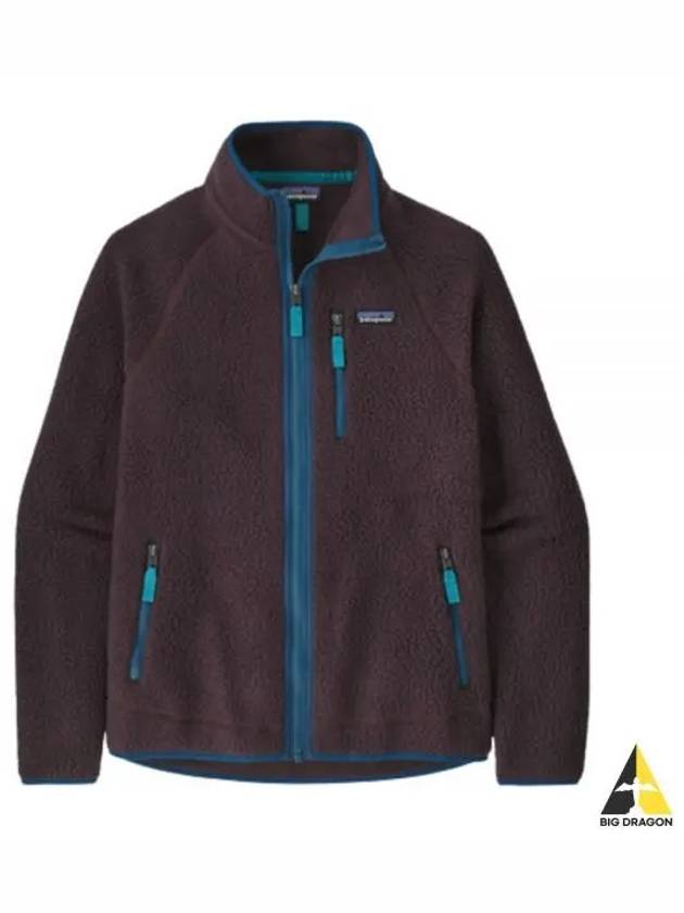 Retro Pile Fleece Zip-Up Jacket Obsidian Plum - PATAGONIA - BALAAN 2