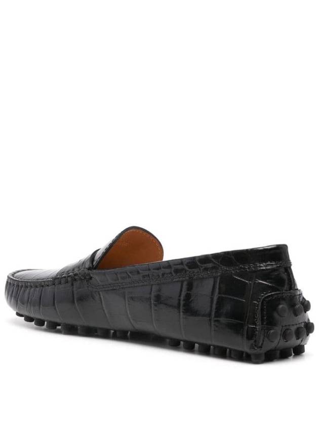 Tod'S Crocodile Print Rubber Loafer Shoes - TOD'S - BALAAN 3