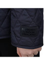 Corduroy Collar Quilted Jacket Dark Blue - BURBERRY - BALAAN 9