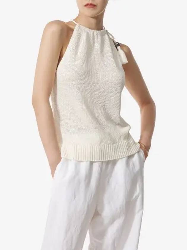 MORIANA Sleeveless T Shirt White 11381012600001 - MAX MARA - BALAAN 1