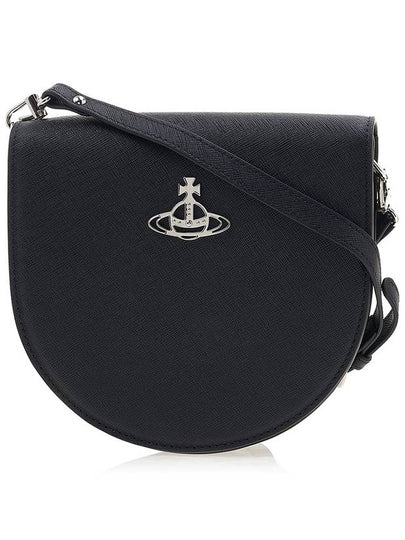 Saffiano Saddle Cross Bag Black - VIVIENNE WESTWOOD - BALAAN 2