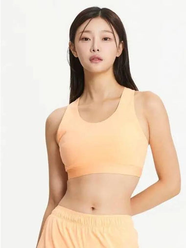 NBN9E4P042 WOMEN Slick Bra Top ORANGE - NEW BALANCE - BALAAN 1