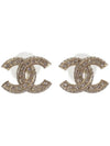 Metal Earrings Diamantes & Gold Crystal - CHANEL - BALAAN 2