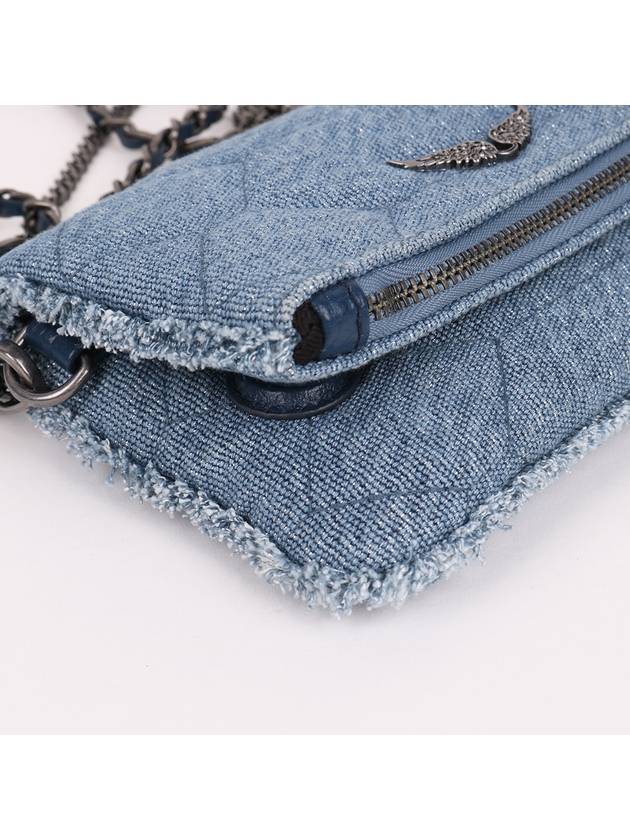 Rock Nano Denim Mini Cross Bag - ZADIG & VOLTAIRE - BALAAN 8