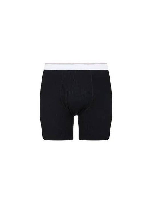 Men s Ribbed Logo Banding Drawn Black - ALEXANDER WANG - BALAAN 1