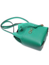 Gancini Mini Bucket Bag Green - SALVATORE FERRAGAMO - BALAAN 6