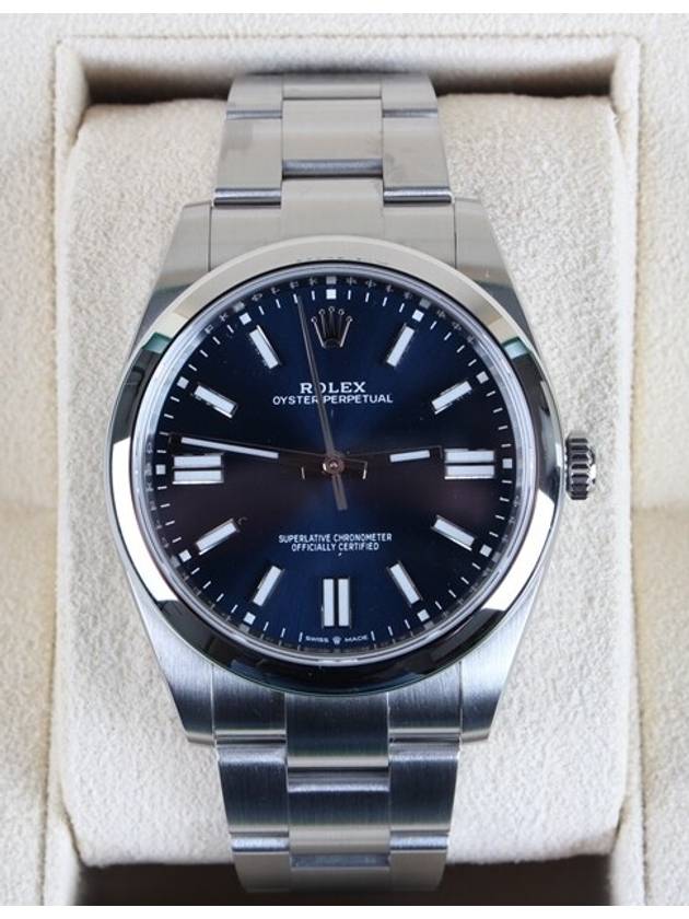 Rolex Oyster Perpetual 41 Blue Edition 22 Years - ROLEX - BALAAN 3