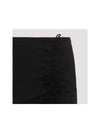 Drapey Midi H-Line Skirt Black - GANNI - BALAAN 5