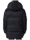 Logo Applique Nylon Puffer Coat Black - BURBERRY - BALAAN 3