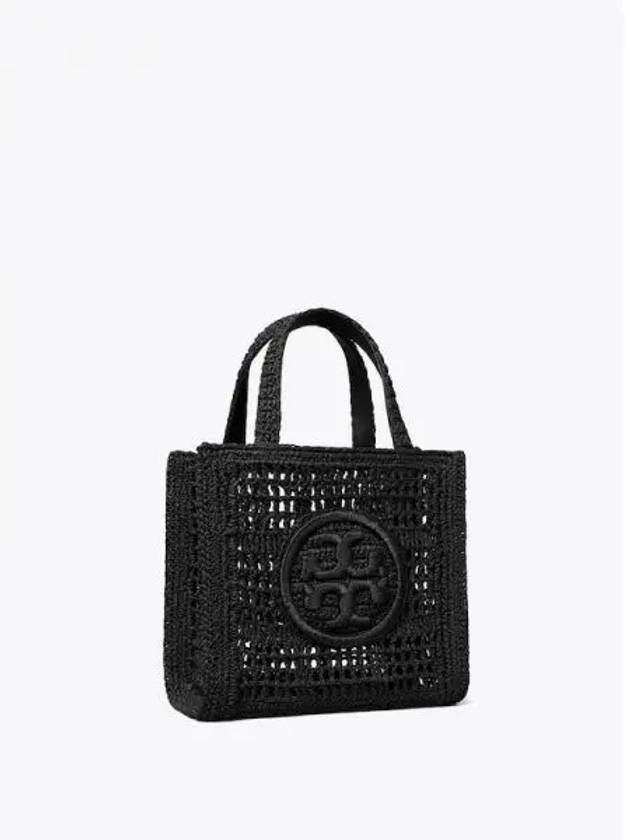 Ella hand crochet women s tote bag shoulder black domestic product - TORY BURCH - BALAAN 1