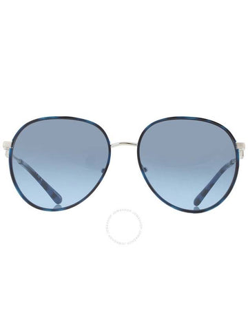 Michael Kors Empire Navy Gradient Aviator Ladies Sunglasses MK1128J 10158F 58 - MICHAEL KORS - BALAAN 1