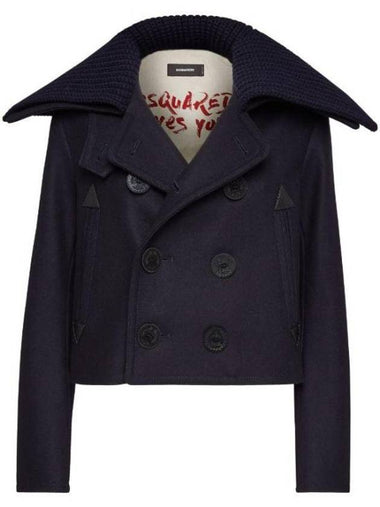 Jacket S75AM1061S53003 524 NAVY BLUE - DSQUARED2 - BALAAN 1