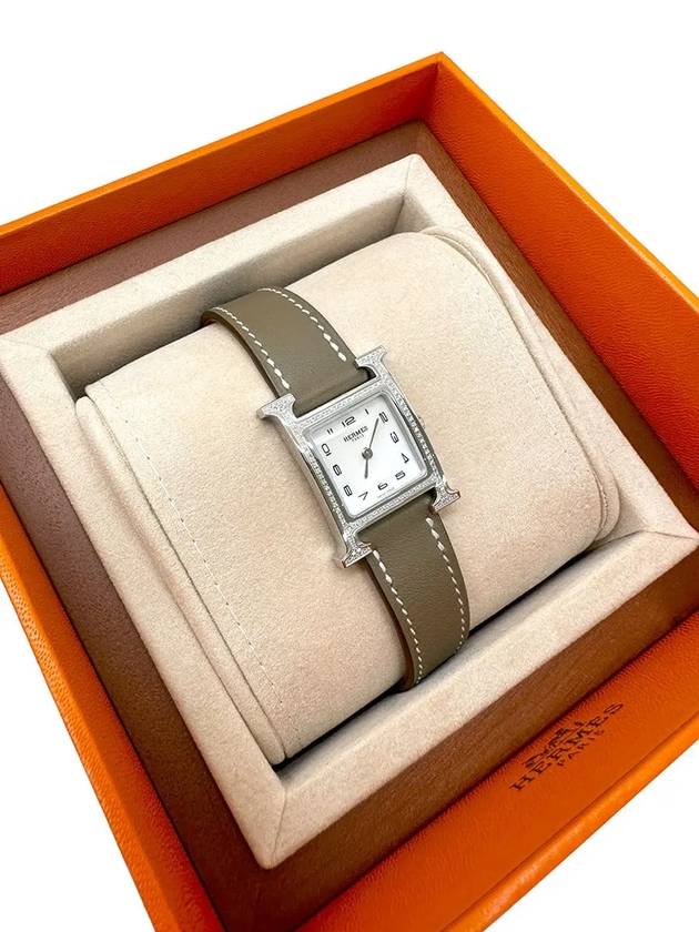 Heure H Small Model 21MM Watch Etope - HERMES - BALAAN 4