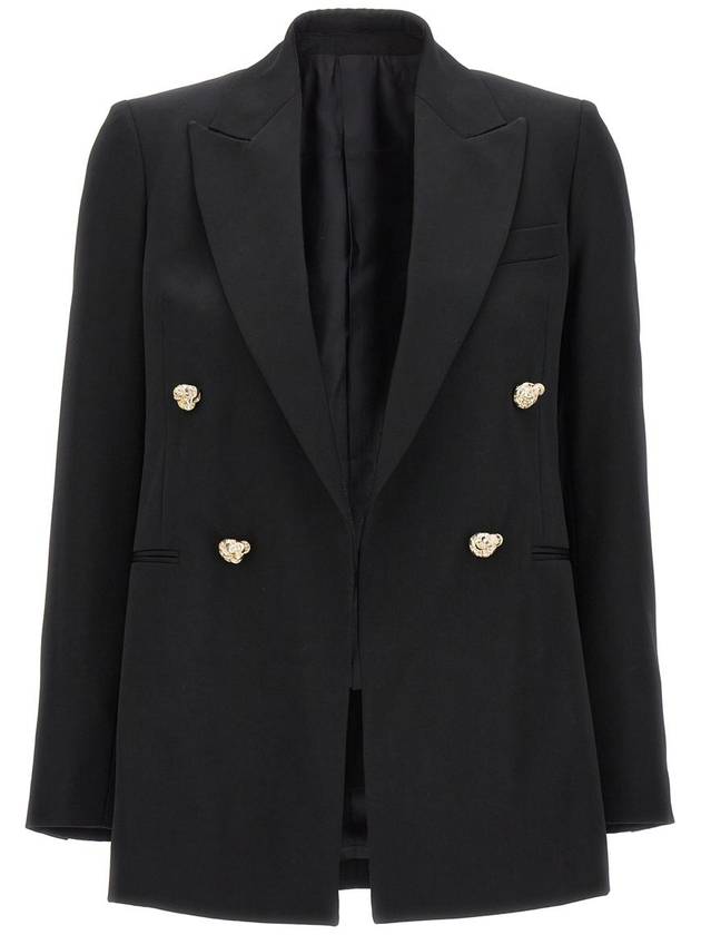 Jewel Buttons Jacket Black - LANVIN - BALAAN 2