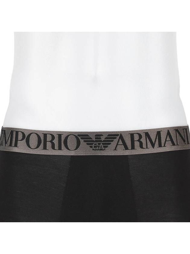 Soft Modal Trunk Briefs Black - EMPORIO ARMANI - BALAAN 6