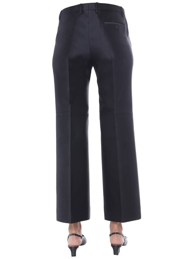 Women's Wide Straight Pants Black - GIVENCHY - BALAAN 5