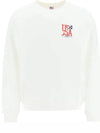 Iconic USA Logo Print Sweatshirt Ivory - AUTRY - BALAAN 2