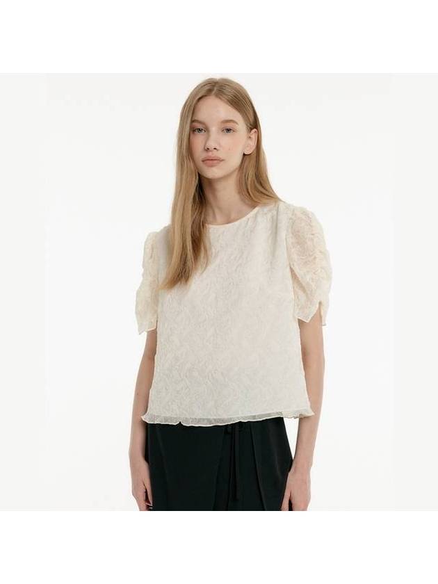 Chiffon Tie Blouse Ivory - CLAIR DE SAGE - BALAAN 1