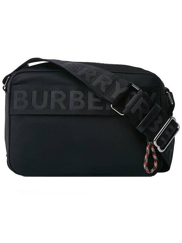 Logo Nylon Cross Bag Black - BURBERRY - BALAAN 1