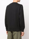 Wappen Patch Crew Neck Sweatshirt Black - STONE ISLAND - BALAAN 5