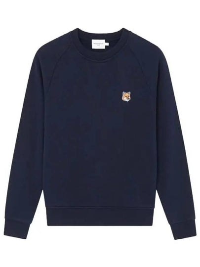 Chillax Fox Patch Classic Sweatshirt Navy - MAISON KITSUNE - BALAAN 2