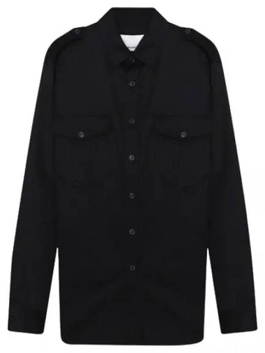 pomilli epaulette shirt - ISABEL MARANT - BALAAN 1