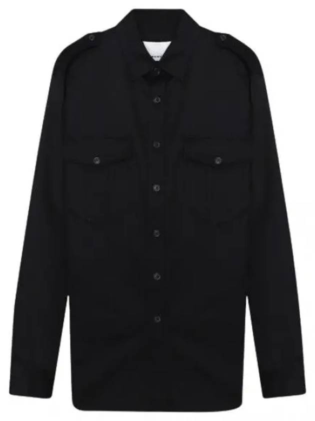 Formilli epaulet shirt long sleeve - ISABEL MARANT - BALAAN 1