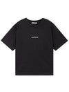 Logo Print Short Sleeve T-Shirt Black - ACNE STUDIOS - BALAAN 2