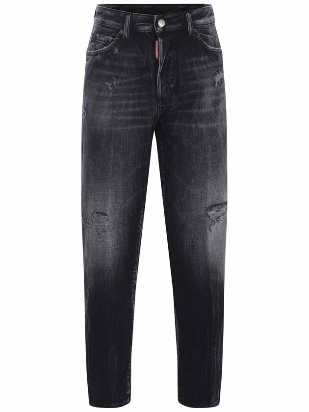 Distressed Straight Jeans S72LB0722S30890 - DSQUARED2 - BALAAN 2