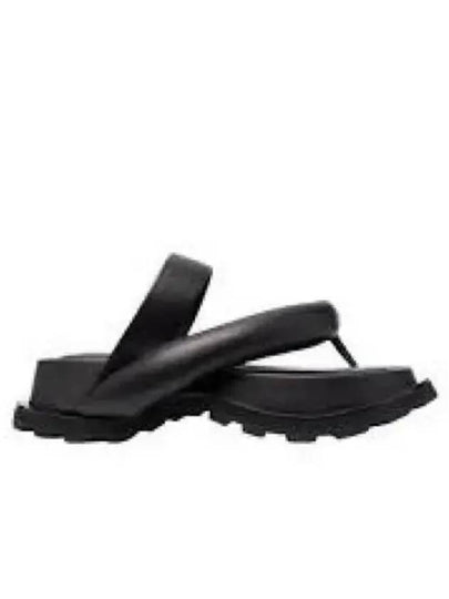 Lambskin Platform Sandals Black - JIL SANDER - BALAAN 2