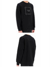 Reflative Square Logo Crew Neck Sweatshirt Black - Y-3 - BALAAN 6