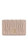 Matelasse Nappa Leather Half Wallet Powder Pink - MIU MIU - BALAAN 2