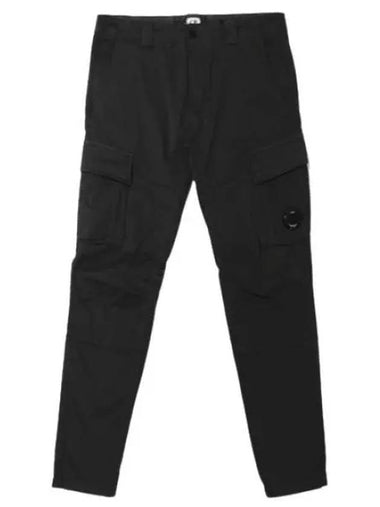 Stretch satin cargo pants ergonomic fit - CP COMPANY - BALAAN 1