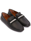 Men PEARCE Leather Driving Shoes Black - BALLY - BALAAN 4