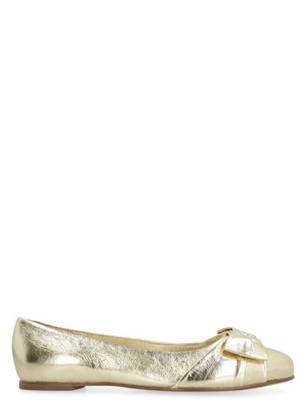 Salvatore Flat Shoes 01G371 765739 GOLD - SALVATORE FERRAGAMO - BALAAN 1