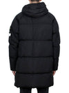 Men's Wappen Patch Crinkle Wraps Long Padding Black - STONE ISLAND - BALAAN 6