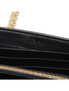 Baguette Continental Chain Leather Long Wallet Black - FENDI - BALAAN 6