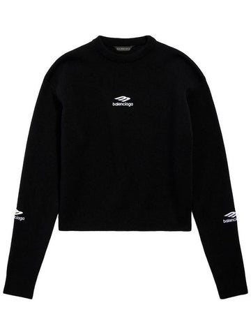 Balenciaga Wool Knitted Ski Crewneck Clothing - BALENCIAGA - BALAAN 1